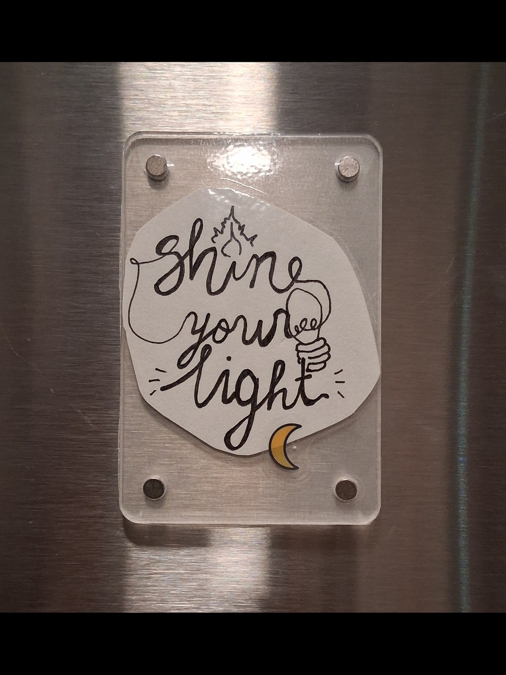 Hand Crafted Floral Inspirational Affirmation Magnets - Picture 3 of 5